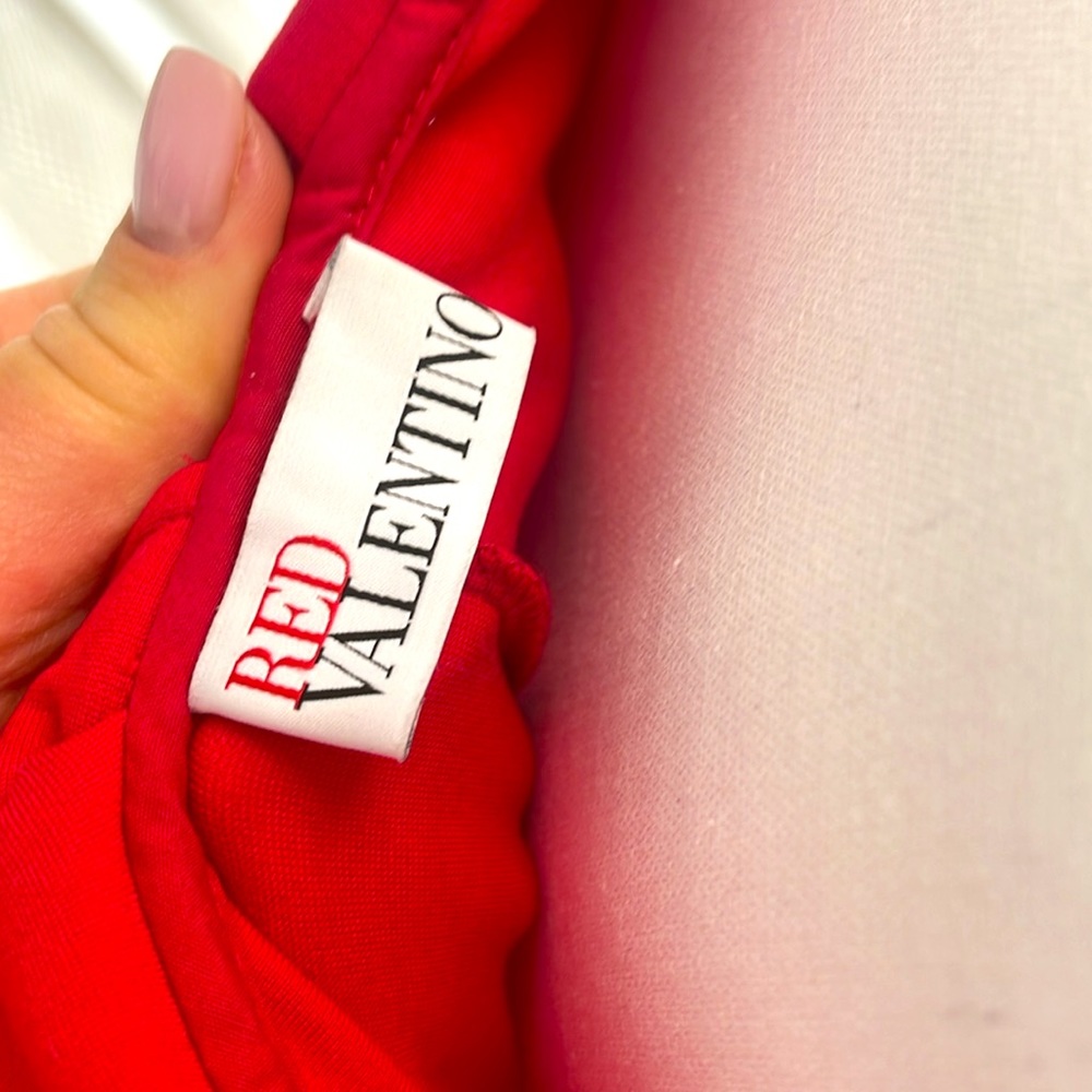 RED Valentino Red Ruffle Dress - Picture 9 of 16